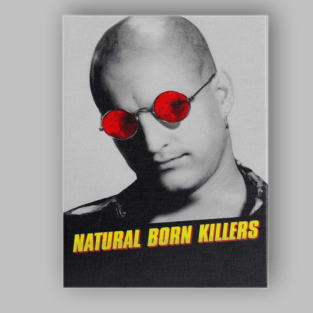 Red Lens Portrait Pop Art Neo Noir Monochrome Character Design Canvas Wall Art Print Decor Picture Ready to Hang