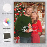 Cosy Christmas Couple Festive Home Decor Romantic Holiday Scene Canvas Wall Art Print Decor Picture Ready to Hang