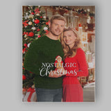 Cosy Christmas Couple Festive Home Decor Romantic Holiday Scene Canvas Wall Art Print Decor Picture Ready to Hang