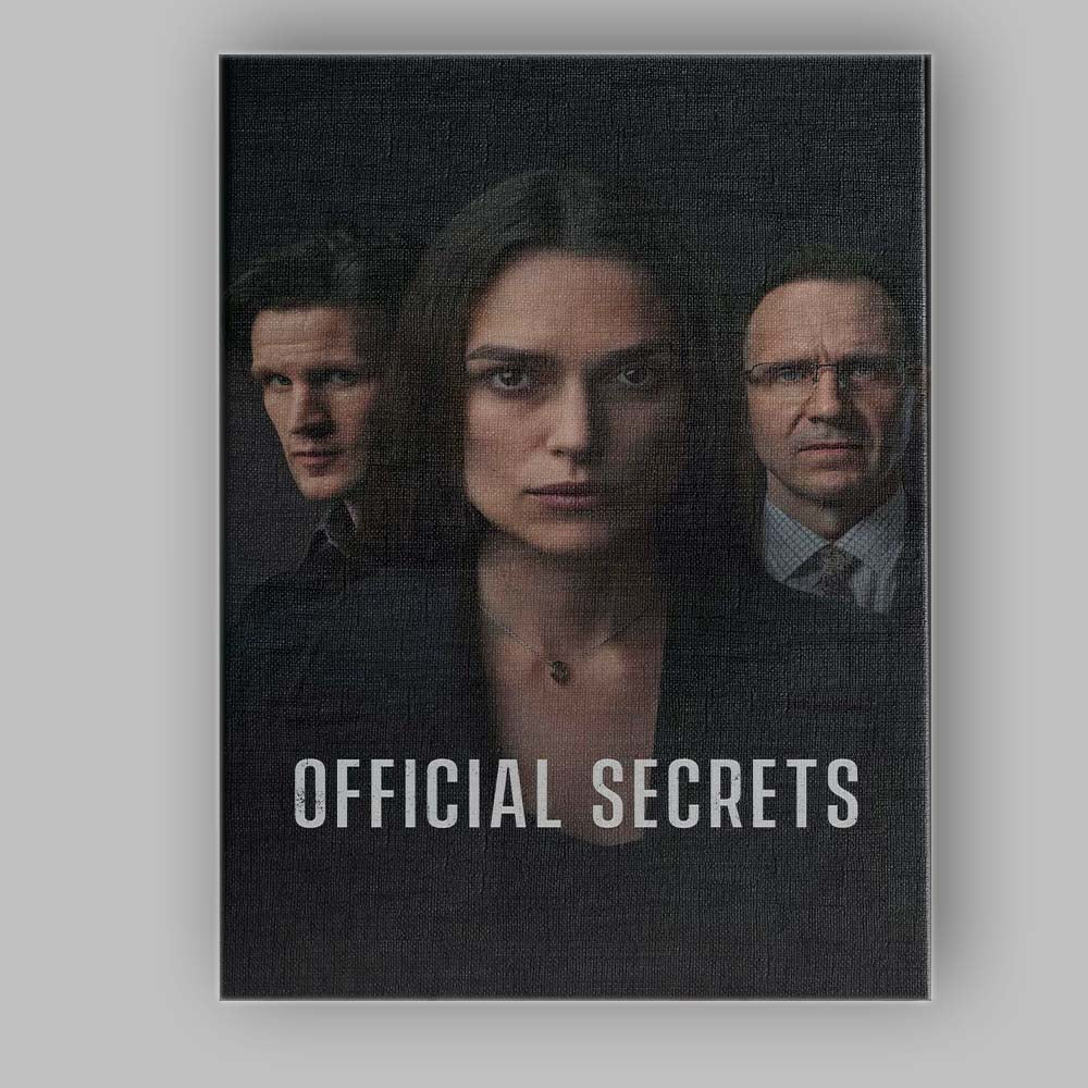 Dark Moody Political Espionage Drama Portrait Character Collage Canvas Wall Art Print Decor Picture Ready to Hang