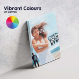 Wind Swept Woman Beach Romance Drama Soft Coastal Photography Canvas Wall Art Print Decor Picture Ready to Hang