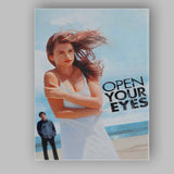 Wind Swept Woman Beach Romance Drama Soft Coastal Photography Canvas Wall Art Print Decor Picture Ready to Hang