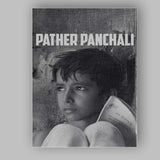 Monochrome Childhood Portrait Rural Bengali Cinema Classic Canvas Wall Art Print Decor Picture Ready to Hang