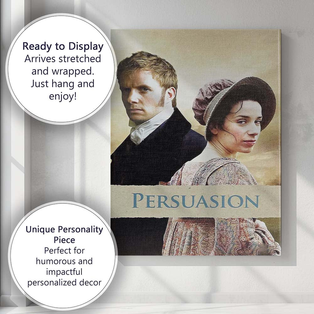Elegant Regency Romance Period Drama Character Portrait Canvas Wall Art Print Decor Picture Ready to Hang
