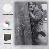 Monochrome Japanese Urban Youth Photography Artistic Portrait Canvas Wall Art Print Decor Picture Ready to Hang