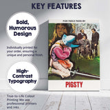 Expressionist Surreal Figurative Painting Retro European Cinema Art Canvas Wall Art Print Decor Picture Ready to Hang