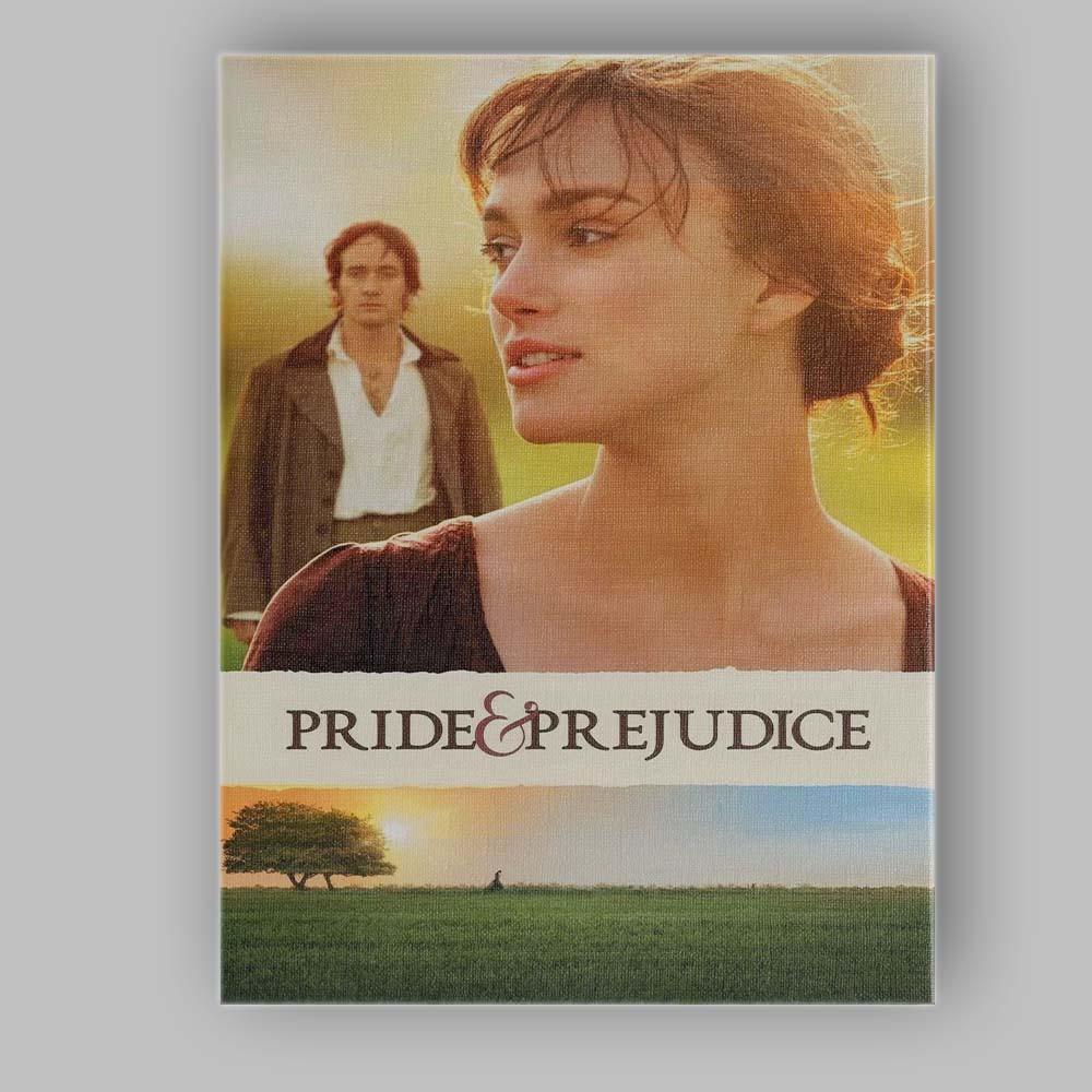 Romantic Countryside Period Drama Portrait Warm Golden Landscape Canvas Wall Art Print Decor Picture Ready to Hang