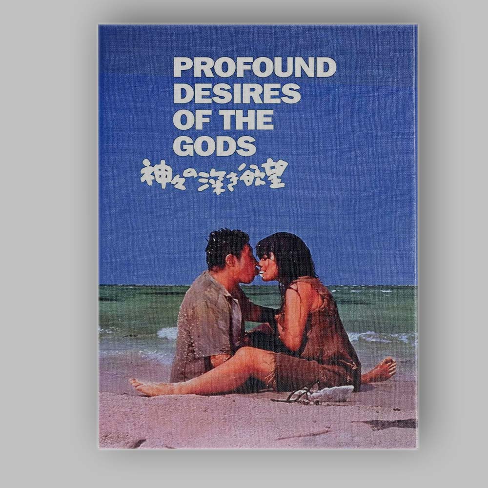 Blue Coastal Romantic Japanese Cinema Beach Scene Artwork Canvas Wall Art Print Decor Picture Ready to Hang