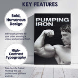 Monochrome Bodybuilding Strength Fitness Portrait Black Background Canvas Wall Art Print Decor Picture Ready to Hang