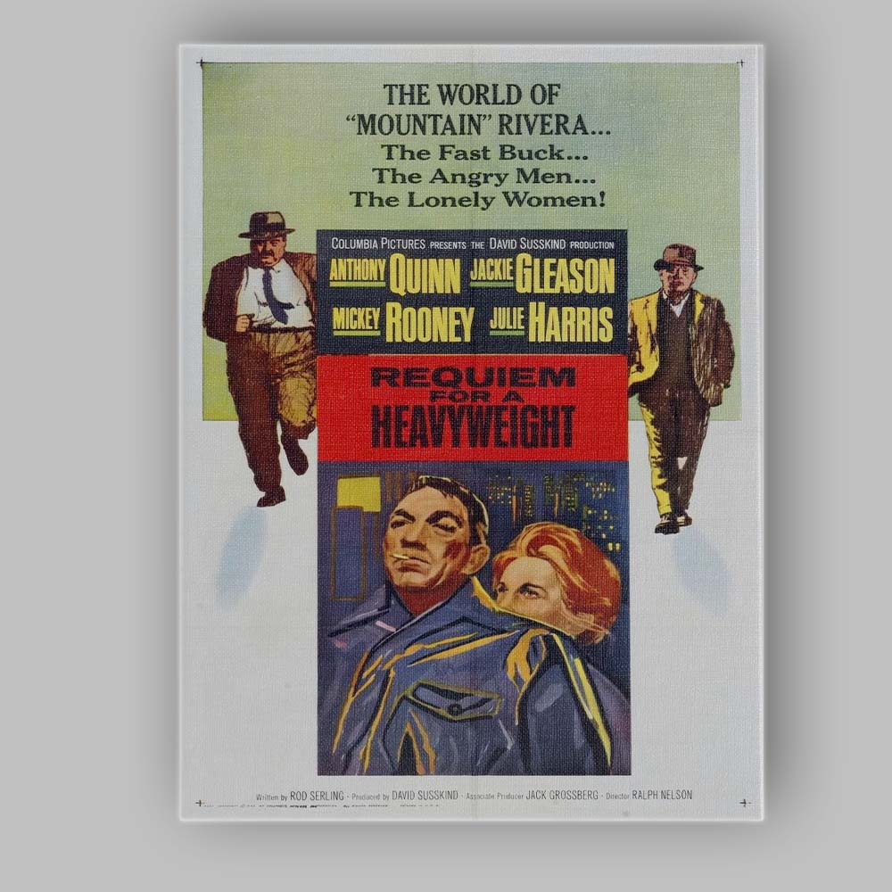 Requiem for a Heavyweight Classic Boxing Drama Retro Film Artwork Canvas Wall Art Print Decor Picture Ready to Hang