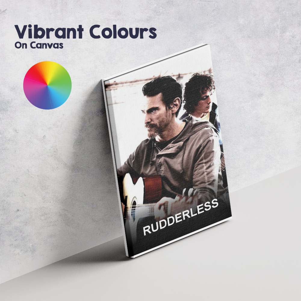 Rudderless Acoustic Music Drama Guitarist Portrait Contemporary Film Poster Canvas Wall Art Print Decor Picture Ready to Hang