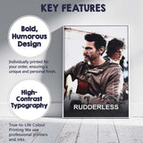 Rudderless Acoustic Music Drama Guitarist Portrait Contemporary Film Poster Canvas Wall Art Print Decor Picture Ready to Hang