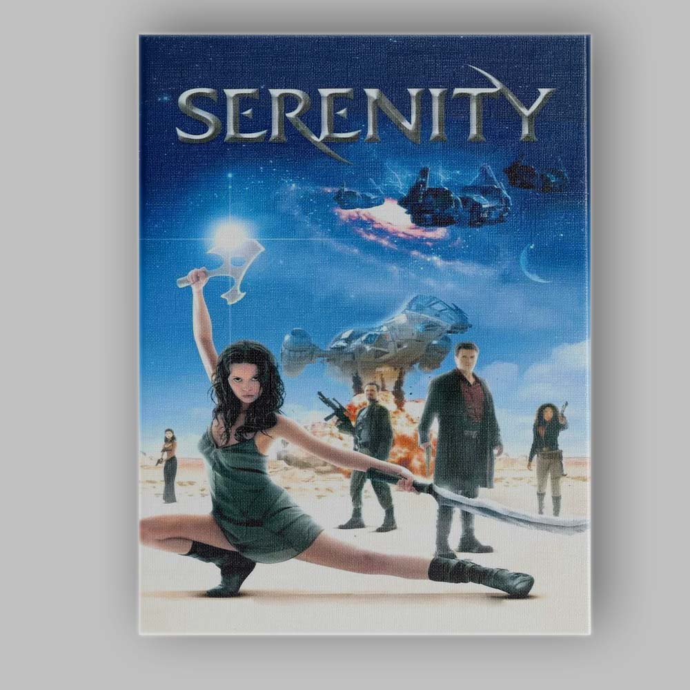 Epic Space Western Science Fiction Adventure Heroic Battle Canvas Wall Art Print Decor Picture Ready to Hang
