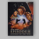 Epic Space Fantasy Lightsaber Duel Sci Fi Adventure Movie Poster Canvas Wall Art Print Decor Picture Ready to Hang