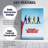 Colourful Retro Rock Music Comedy Boat Radio Film Poster Canvas Wall Art Print Decor Picture Ready to Hang