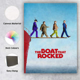 Colourful Retro Rock Music Comedy Boat Radio Film Poster Canvas Wall Art Print Decor Picture Ready to Hang