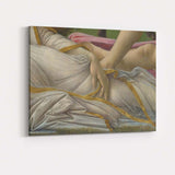 Classical Draped Figure Detail Renaissance Style Fine Art Canvas Wall Art Print Decor Picture Ready to Hang