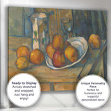 Peaches Pears and Decorative Jug Classic French Still Life Oil Painting Canvas Wall Art Print Decor Picture Ready to Hang