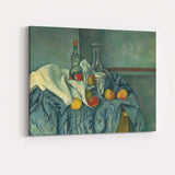 Glass Decanter Wine Bottle and Fruit Elegant Still Life Canvas Wall Art Print Decor Picture Ready to Hang