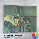 Glass Decanter Wine Bottle and Fruit Elegant Still Life Canvas Wall Art Print Decor Picture Ready to Hang