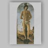 Renaissance Saint Sebastian Religious Figure Classical Painting Canvas Wall Art Print Decor Picture Ready to Hang