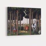 Mythological Forest Hunting Scene Renaissance Landscape Canvas Wall Art Print Decor Picture Ready to Hang