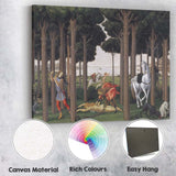 Mythological Forest Hunting Scene Renaissance Landscape Canvas Wall Art Print Decor Picture Ready to Hang