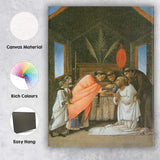 Saint Receiving Holy Communion Renaissance Religious Ceremony Canvas Wall Art Print Decor Picture Ready to Hang