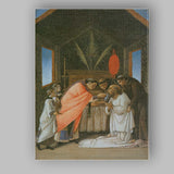 Saint Receiving Holy Communion Renaissance Religious Ceremony Canvas Wall Art Print Decor Picture Ready to Hang