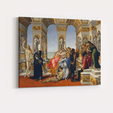 Renaissance Allegorical Court Scene with Classical Architecture Canvas Wall Art Print Decor Picture Ready to Hang