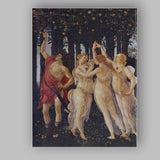 Renaissance Mythological Spring Dance Woodland Figure Painting Canvas Wall Art Print Decor Picture Ready to Hang
