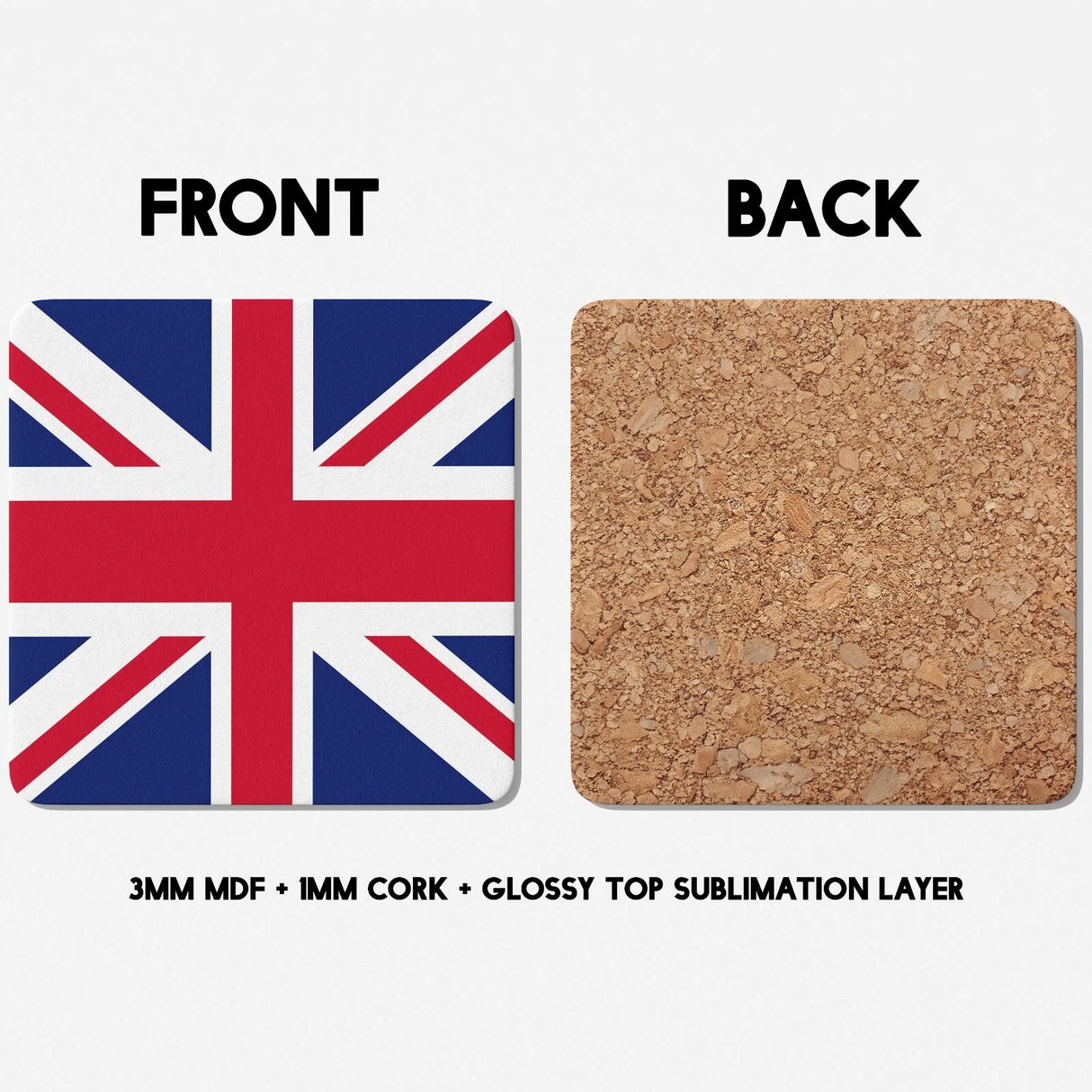 Union Jack UK Flag Coaster