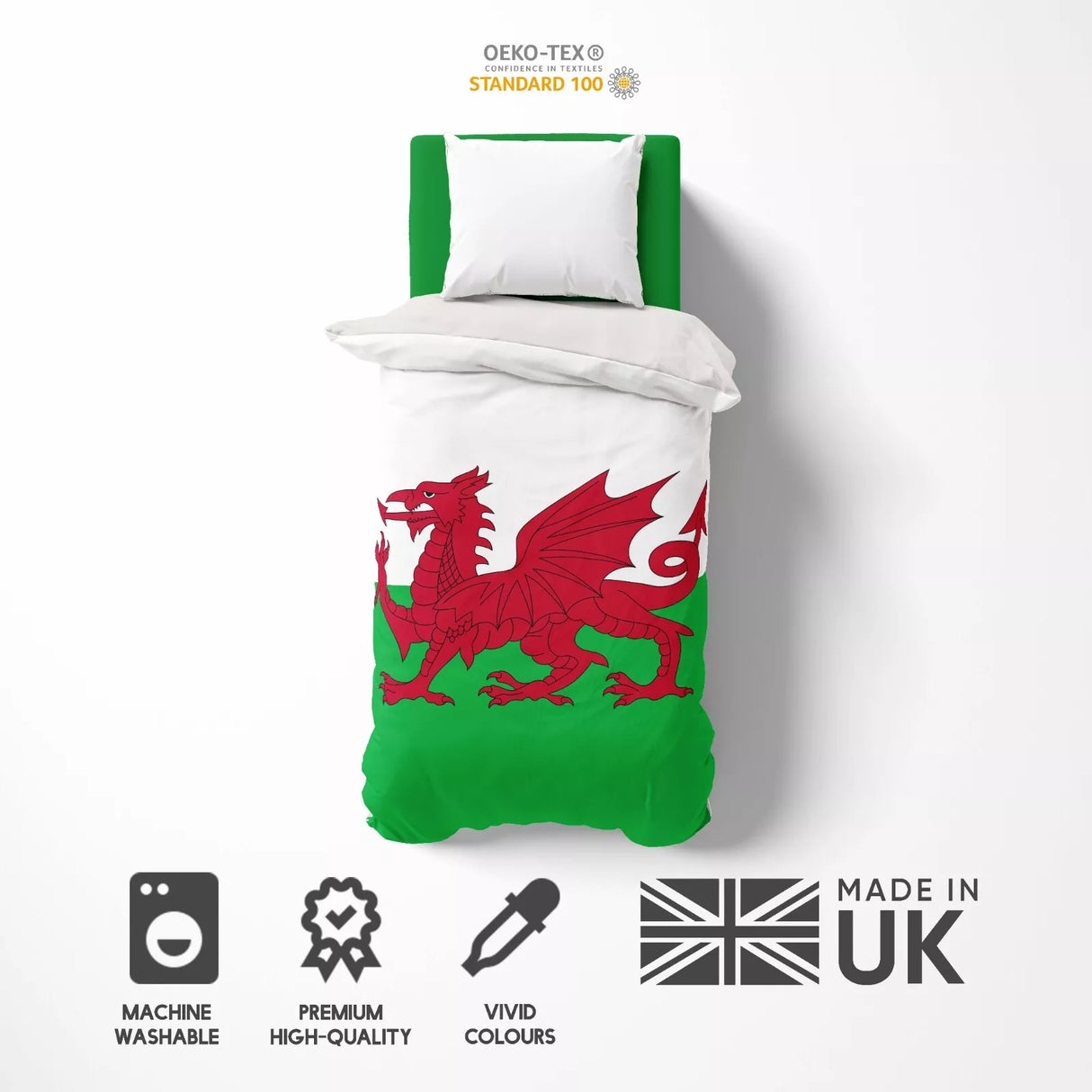 Wales Welsh Flag Duvet Cover
