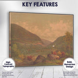 Autumn Mountain Valley Allegheny Wilderness Landscape Canvas Wall Art Print Decor Picture Ready to Hang