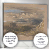 Atmospheric Mountain Valley Study Dramatic Sky Landscape Canvas Wall Art Print Decor Picture Ready to Hang