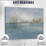 Dutch Golden Age Naval Fleet Seascape Maritime Oil Painting Canvas Wall Art Print Decor Picture Ready to Hang