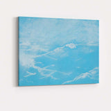 Soft Blue Ocean Abstract Seascape Minimalist Watercolour Artwork Canvas Wall Art Print Decor Picture Ready to Hang