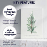 Botanical Juniper Branch Antique Natural History Illustration Canvas Wall Art Print Decor Picture Ready to Hang