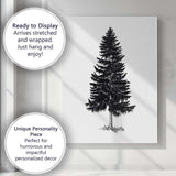 Sunlit Forest Garden Landscape Impressionist Trees and Meadow Canvas Wall Art Print Decor Picture Ready to Hang