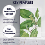Green Magnolia Foliage Botanical Watercolour Plant Study Canvas Wall Art Print Decor Picture Ready to Hang